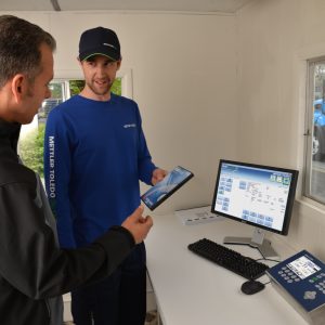 Interfaz del software de pesaje para básculas camioneras desarrollado por PRECITROL.